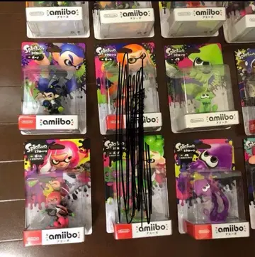 스플래툰 amiibo 피규어 4체 세트