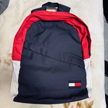 타미힐피거 백팩 네이비 레드