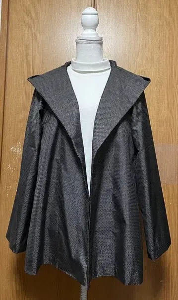 기모노 리메이크 오시마 후드 부착 자켓 L~LL 사이즈