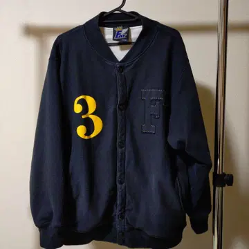 FAT 스웨트 바시티 자켓 블랙