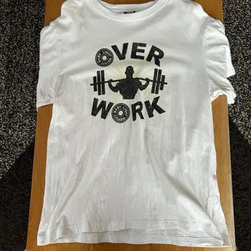 사이야맨 오버워크 T셔츠 화이트