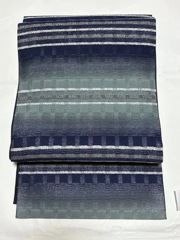 후쿠로 오비 올 시즌 네이비 컬러와 그린