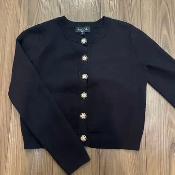 에밀리아 위즈 니트 가디건 블랙