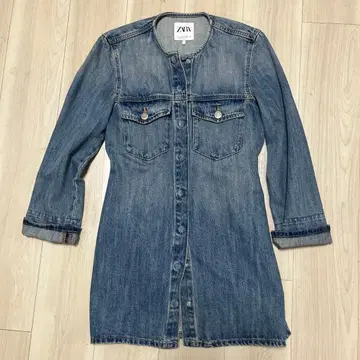 ZARA 라이트 블루 데님 원피스