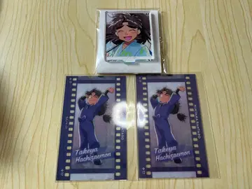 닌타마 란타로 타케야 하치자에몬 아크릴 스탠드 클리어 카드 미니 색지