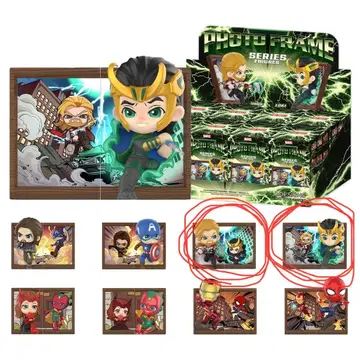 마블 marvel 토르 로키 피규어 팝마트 사진 프레임