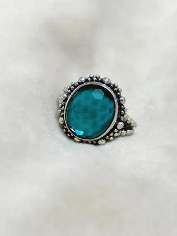 스티븐 듀엑 STEPHEN DWECK 터콰이즈 쿼츠 반지