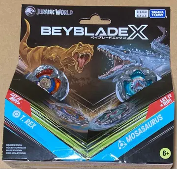베이블레이드X BX-00 더블 스타터 T-렉스 모사사우루스BX-00