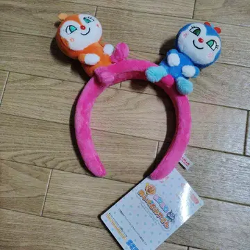 호빵맨 뮤지엄 한정판 짤랑이 코킨쨩 봉제 인형 머리띠