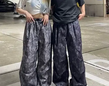 stan 나일론 와이드 팬츠