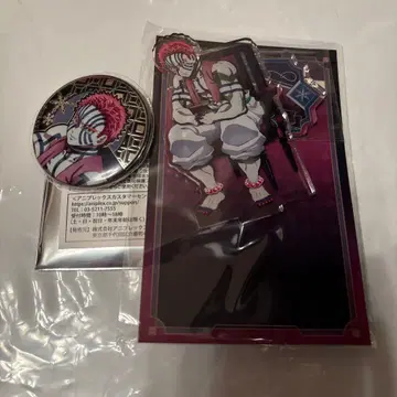 귀멸의 칼날 아카자 AGF 애니플렉스 아크릴 스탠드 캔뱃지