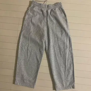 유니클로 c 그레이 스웨트 팬츠