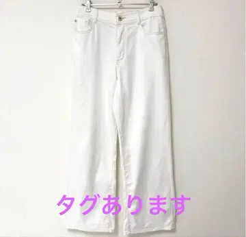 두클라쎄 에어 스트레치 데님 5 포켓 와이드 화이트