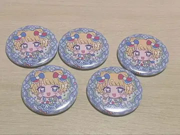 프리파라 캔뱃지 캐릭터핀 미레 5종 세트