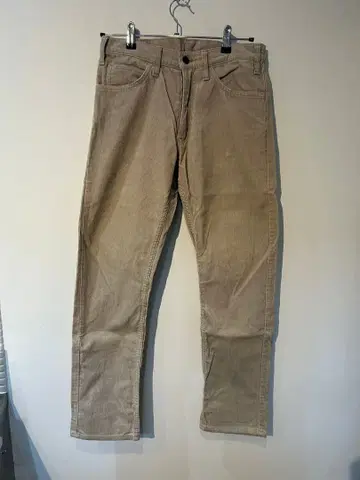 오어슬로우 [ oeSlow ] 코듀로이 워크 팬츠 브라운 S 사이즈