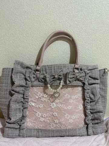 이타백 양산형 지뢰계 오타쿠 트위드 리본