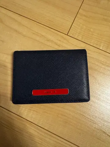 agris b 네이비 레드 패스 케이스