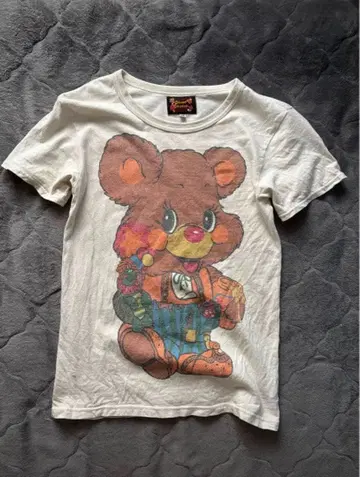 그라그라 곰돌이 셔츠 y2k 헤이세이