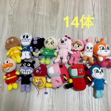 호빵맨 프리치 비즈 봉제 인형 14개