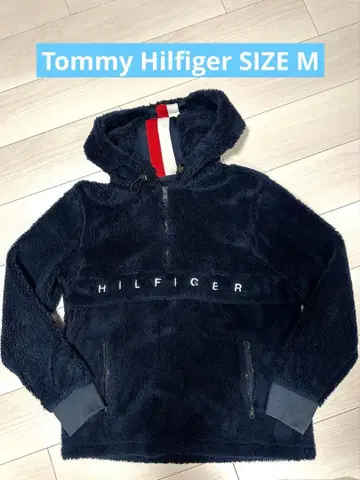 Tommy Hilfiger 플리스 후드티 네이비 새상품급 보들보들한 소재