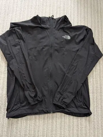 [포켓터블] 더 노스페이스 블랙 나일론 후드티 L