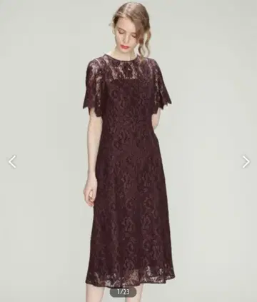 그레이스 콘티넨탈 전체 레이스 원피스