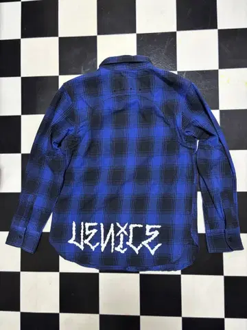 ERIC DRESSEN VENICE 두꺼운 원단 체크 셔츠 서해안 클립