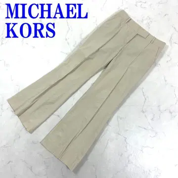 마이클코어스 슬랙스 팬츠 베이지 코튼 4 C3648