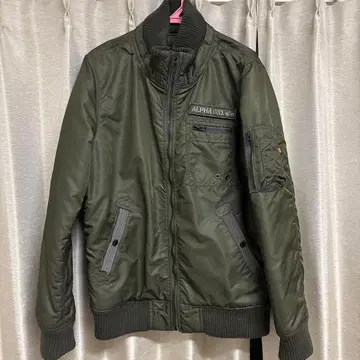 ALPHA IND. MA-1 플라이트 자켓 올리브 그린