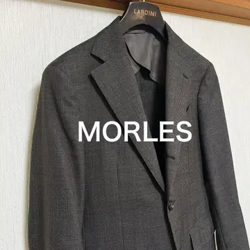 [ 컨디션 최상 ] MORLES 모아레스 카노니코 테일러드 자켓 브라운