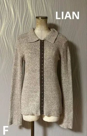 LIAN 리안 후크 디자인 폴로 니트
