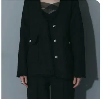 안드레아앤코 트위드 자켓