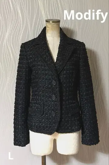 Modify 모디파이 트위드 자켓 라메