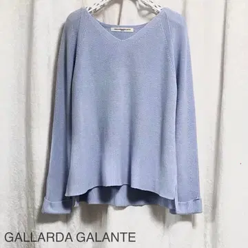 새상품급 GALLARDA GALANTE 워셔블 니트 풀오버 F