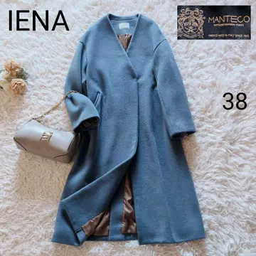 [ 새상품급 ] IENA MANTECO 마테코 울 노카라 코트