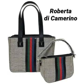 2세트 Roberta di Camerino 토트백 파우치