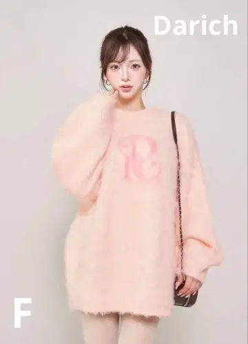 Darich 다리치 DR 니트 풀오버 핑크