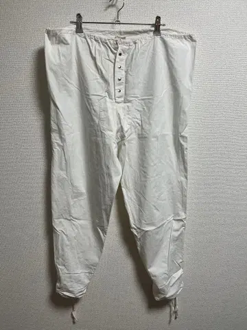 유로 밀리터리 슬리핑 팬츠 파자마 팬츠 밑단에 스텐실 있음