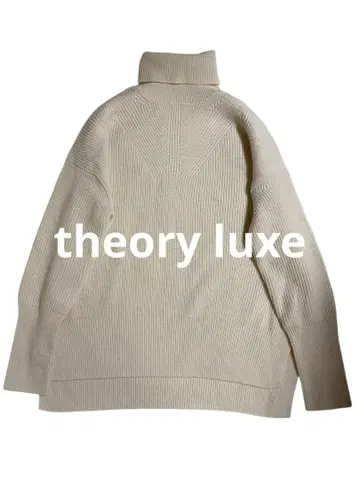 띠어리 럭스 하이넥 풀오버 캐시미어 혼방 니트 사이즈 38