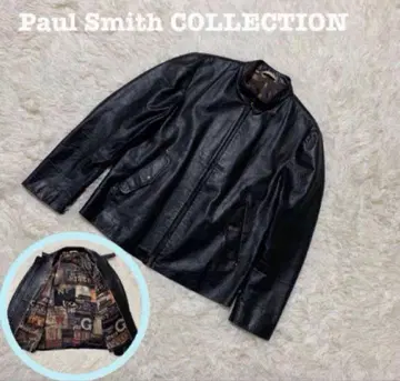 [ 최고급 라인 ] 폴스미스 컬렉션 싱글 라이더 안감 올 패턴 XXL