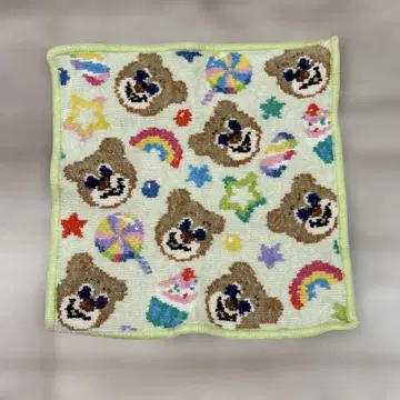 러브러리 페이러 테디 니코 손수건 레인보우