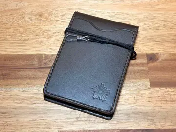 경찰 수첩 커버 케이스 천연 가죽 도치기 가죽 입체 B0160