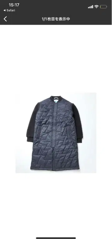 컬럼비아 우먼 롱 코트 퀼팅 보아 M 사이즈 블랙