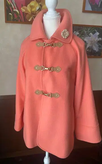 미사용 새상품 샘플 QUEENS COURT 퀸즈 코트 살몬 핑크