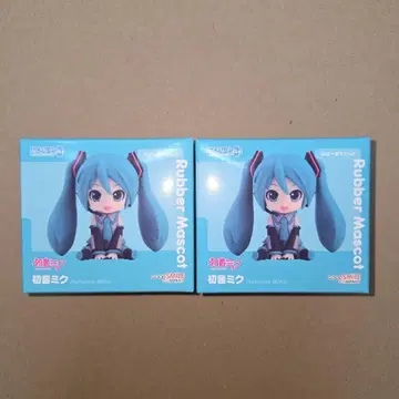 [ 미개봉 ] 하츠네 미쿠 넨도로이드 플러스 러버 마스코트 2개