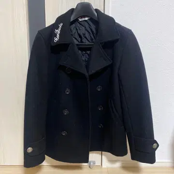 BEN DAVIS 벤데이비스 충전솜 멜톤 울 P 코트 남성용 블랙