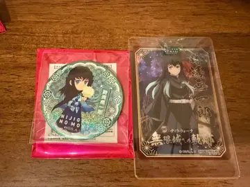 니지겐노모리 귀멸의 칼날 토키토 무이치로 트레이딩 카드 캔뱃지