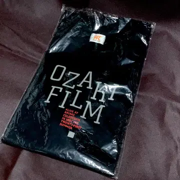 오자키 유타카 OZAKI FILM 티셔츠 블랙 프리 사이즈