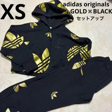 adidas originals 골드 x 블랙 셋업 XS