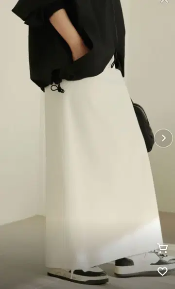[ Plage ] R'IAM 다이바 타이츠 스커트 화이트 36